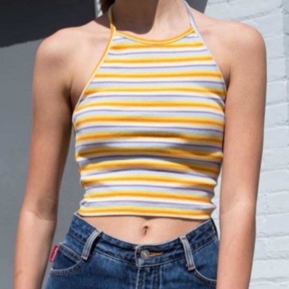Brandy Melville Yellow Laura Halter one size